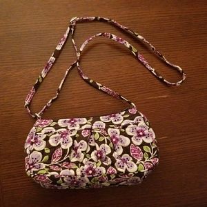 Vera Bradley Plum Petals print small crossbody